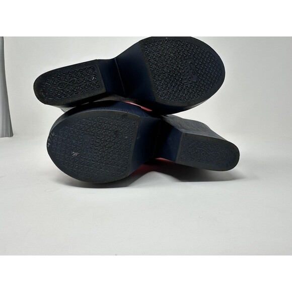 Carlo Rossetti Platform Pump Open Toe Black  Leather Women’s Shoe Size USA 6.5 - Picture 4 of 11